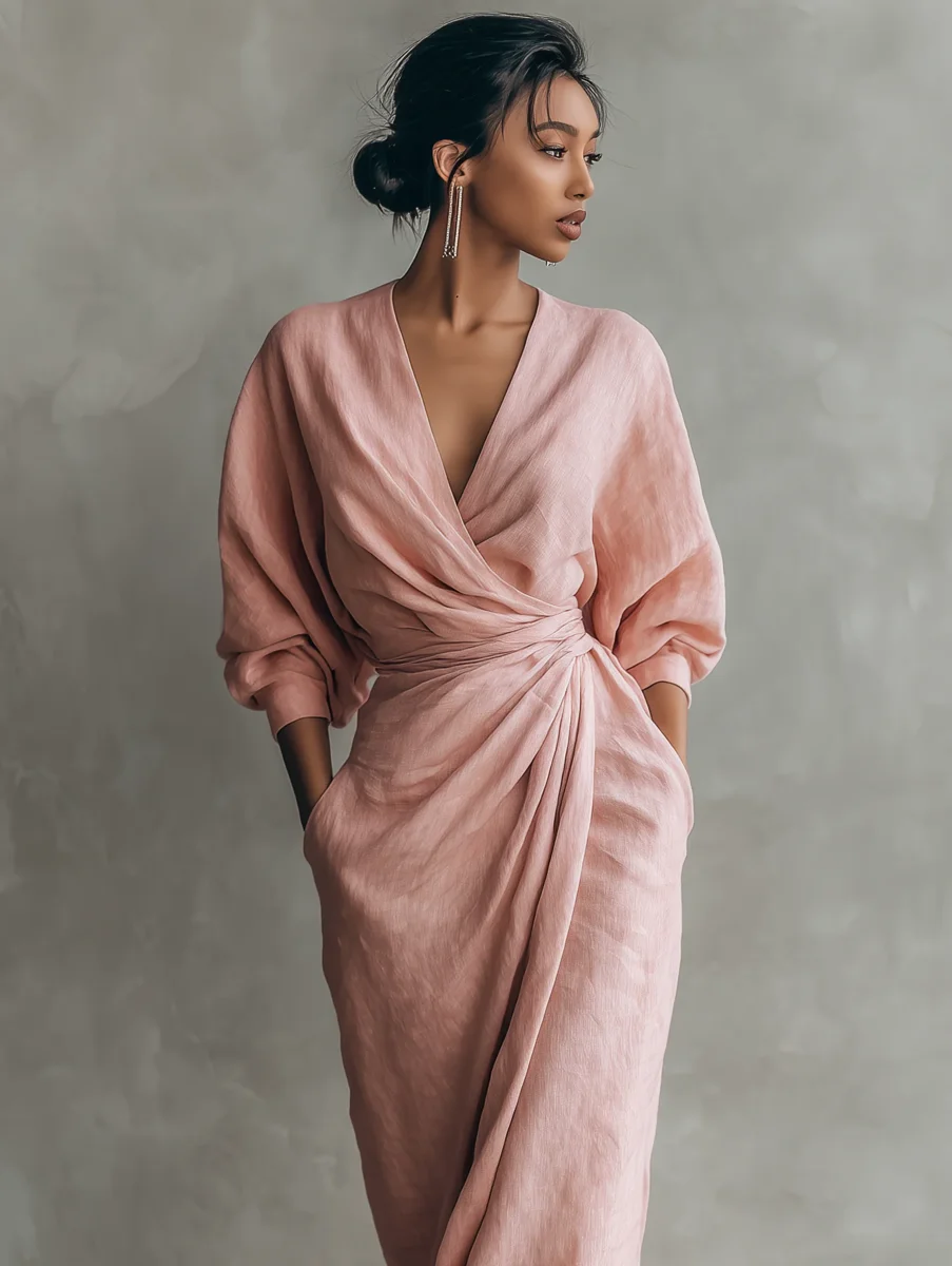 Rosa | Vestido Longo Fluido - Image 8