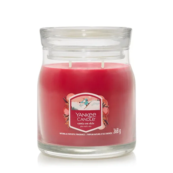 Yankee Candle Vela Média - Santa on Skis - 368g