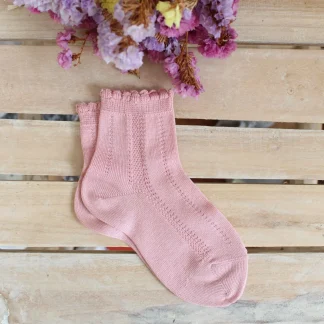 Short Socks with lace trim
