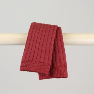 Condor Ribbed Knee-high Socks - Marsala