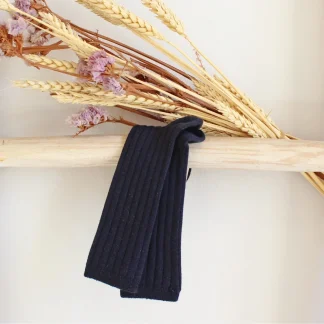 Condor Ribbed Knee-high Socks - Navy