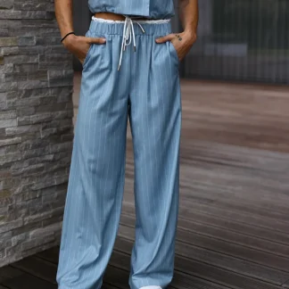 Calça cinto elástico