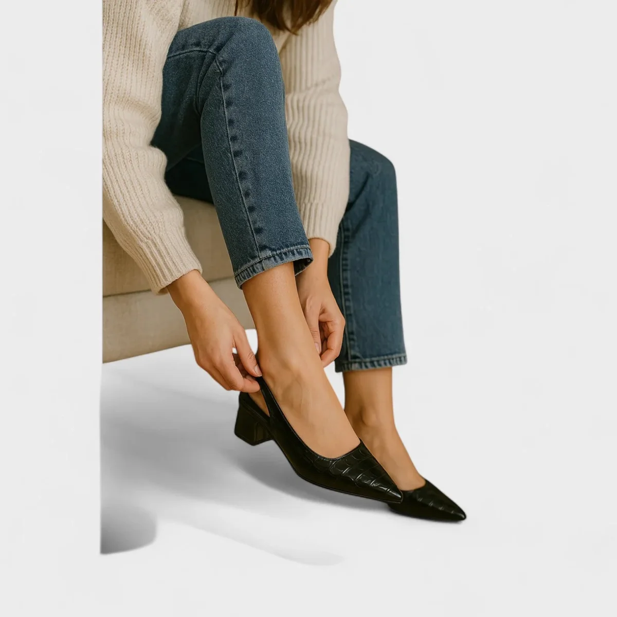 Vera – Sapatos de salto alto crocodilo - Image 7
