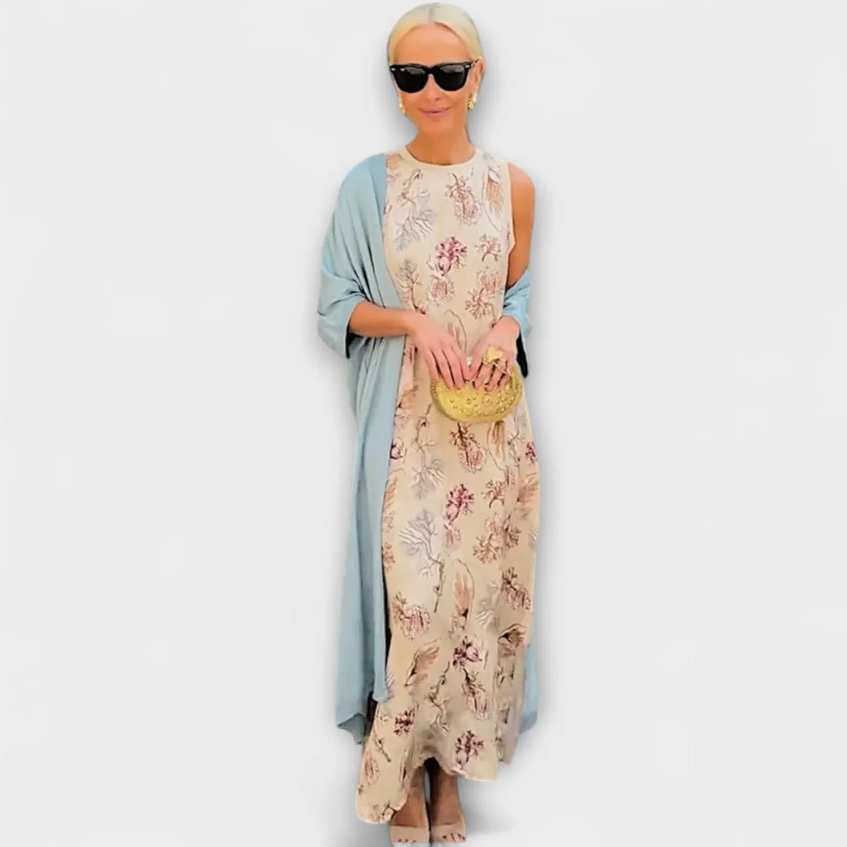 Julia – Vestido maxi com casaco a condizer - Image 2