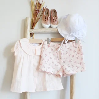 Floral Muslin Shorts