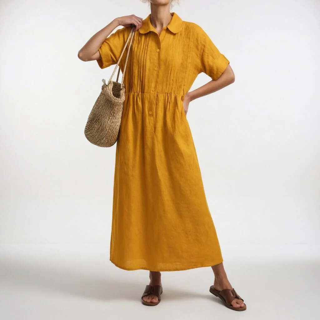 Salina - Vestido camisa fluido de verão - Image 7
