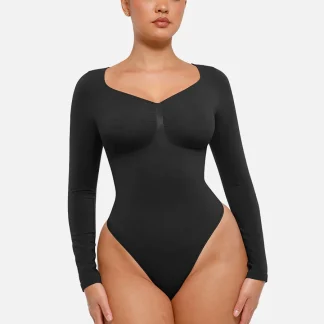 Body Modelador Manga Comprida