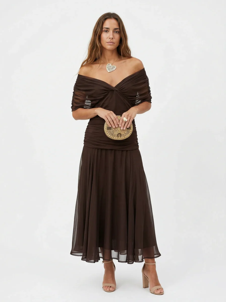 Carvoeiro - Vestido Longo Decote em V - Image 3