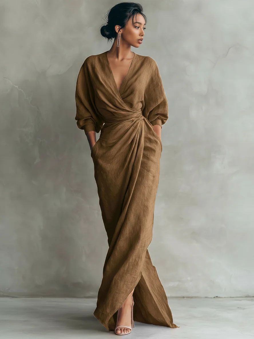 Rosa | Vestido Longo Fluido - Image 5