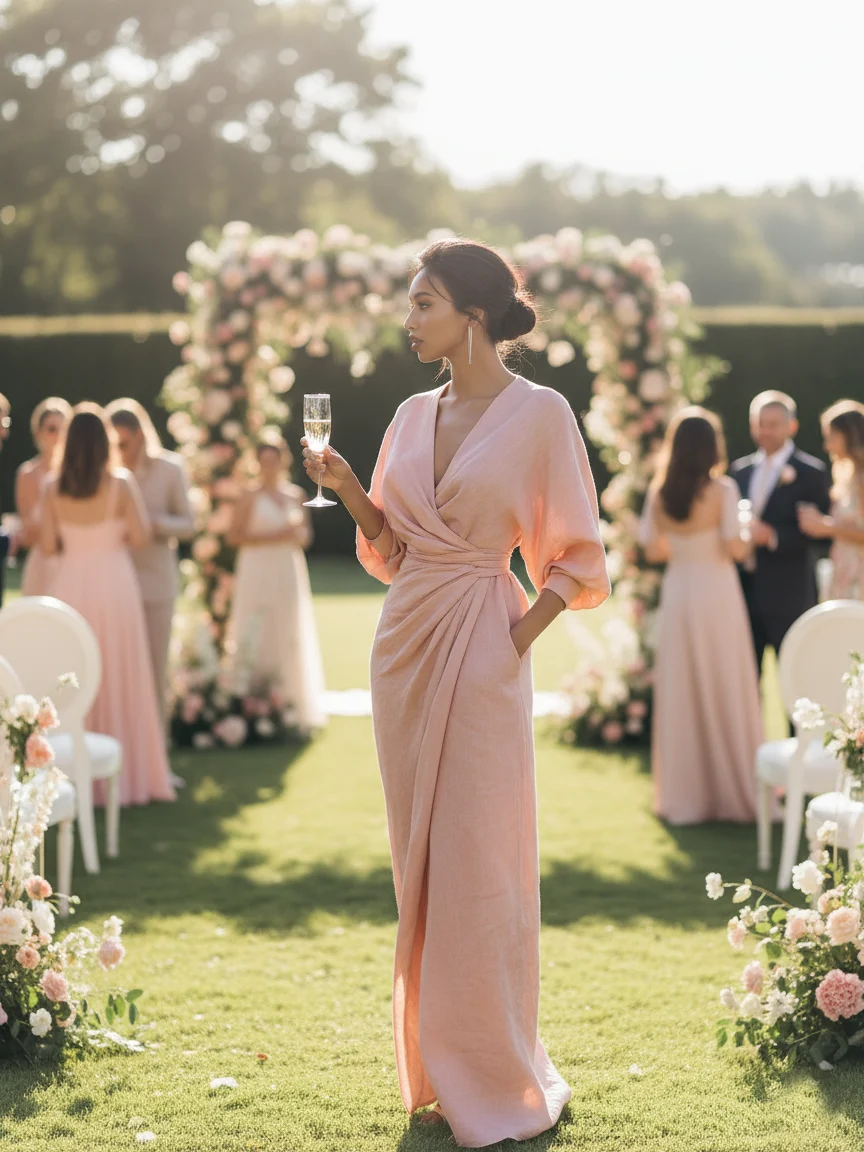 Rosa | Vestido Longo Fluido - Image 4