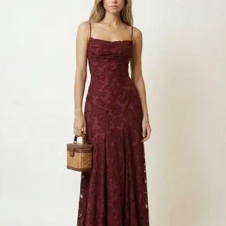 Maxi Dress Diana in Jacquard