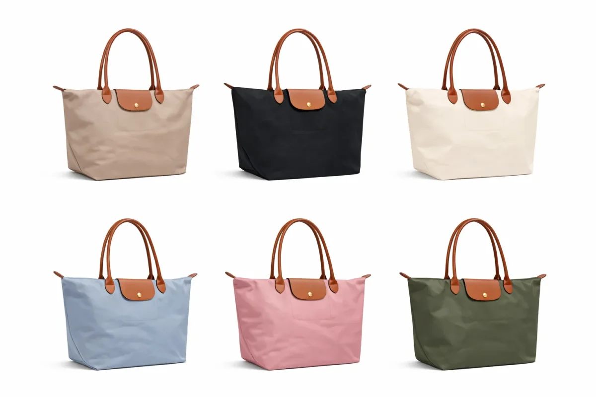 Mala de ombro grande em tecido • Shopper / Tote Bag • tamanho L | 6 Cores - Image 4