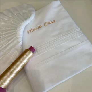 Jogo de Cama de Bebé personalizado com NOME bordado (Cama de Grades)
