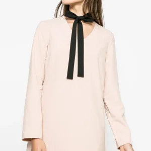 VESTIDO NUDE C/ LAÇO