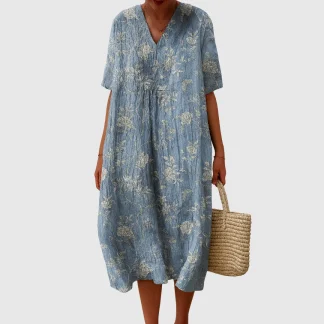 Afife | Vestido de Algodão Elegante