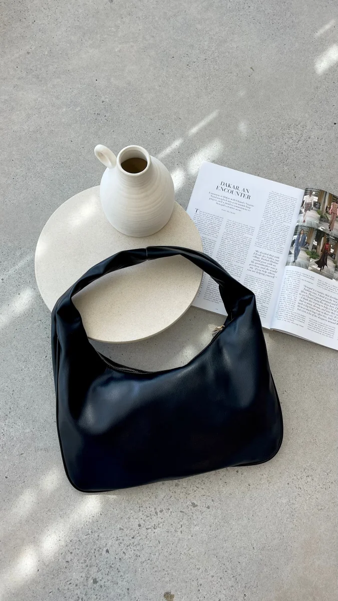 Cromwell Black Hobo Bag