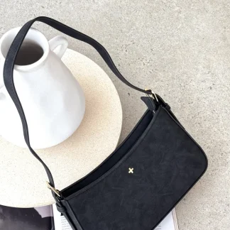 Lilu Bag - Black Suede
