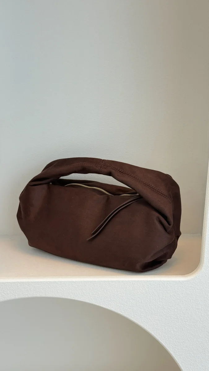 Bolsa de Ombro Renee - Suede Chocolate - Image 4