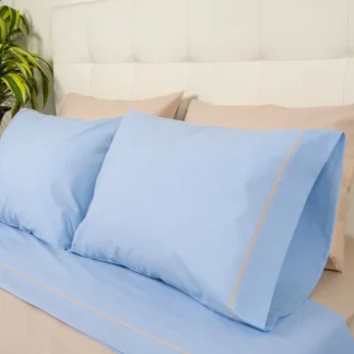 Jogo de Cama Completo - 100% Algodão JADE – Inclui Fronhas 50x70 | Linha Económica