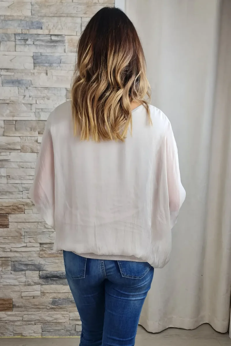 BLUSA MANGA MORCEGO COM MALHA NO PUNHO - Image 5