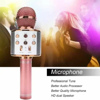 Microfone karaoke Bluetooth