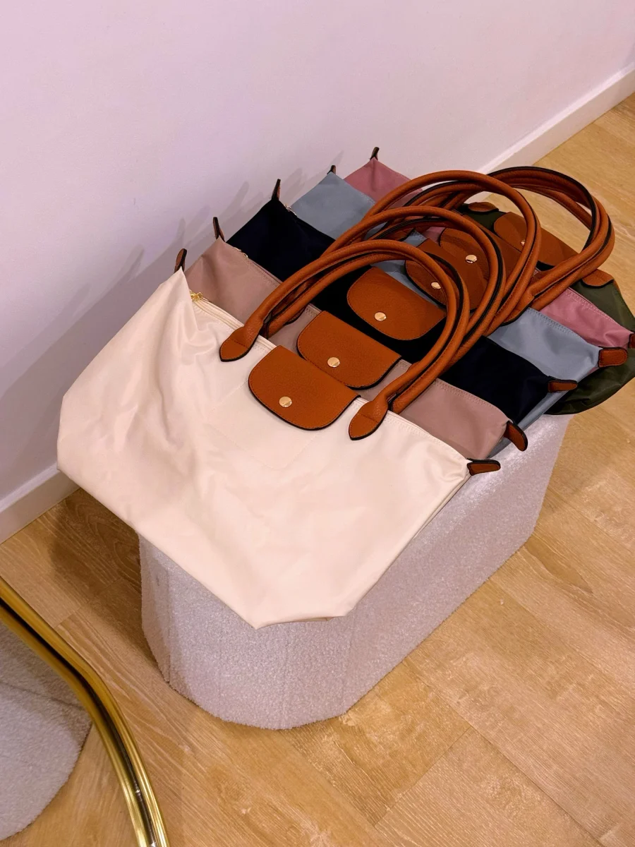 Mala de ombro grande em tecido • Shopper / Tote Bag • tamanho L | 6 Cores - Image 6