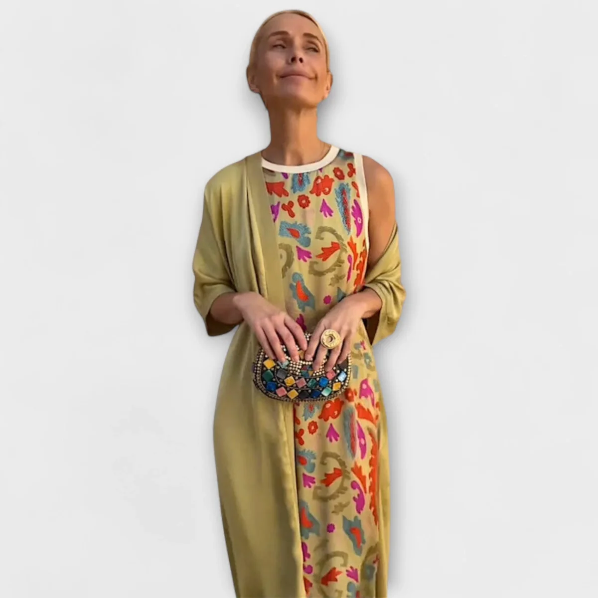 Julia – Vestido maxi com casaco a condizer - Image 8
