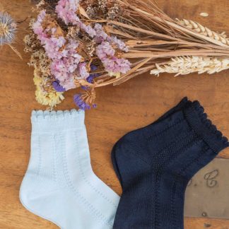 Short Socks with lace trim