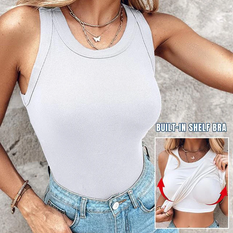 Brisa - Camisola de Alças com Sutiã Embutido - Image 9