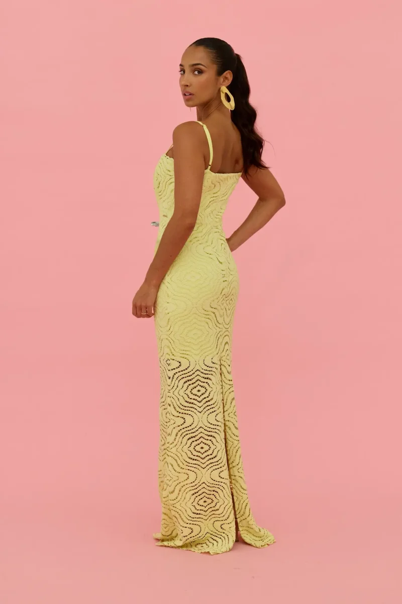 VESTIDO COMPRIDO EM RENDA DE ALÇA FINA - Image 5
